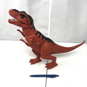 Dinosaur Action Figure Toy T-Rex Lights Up Sounds Roars 15" x 12"